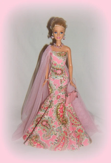 Poupée Barbie Kinglet Mattel 1987 - Robe Longue 1900, Avec Accessoires, Occasion Excellent état