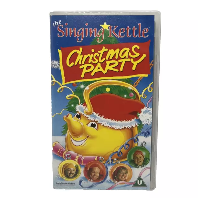 THE SINGING KETTLE CHRISTMAS PARTY PAL VHS KIDS' VIDEO U dated 1996