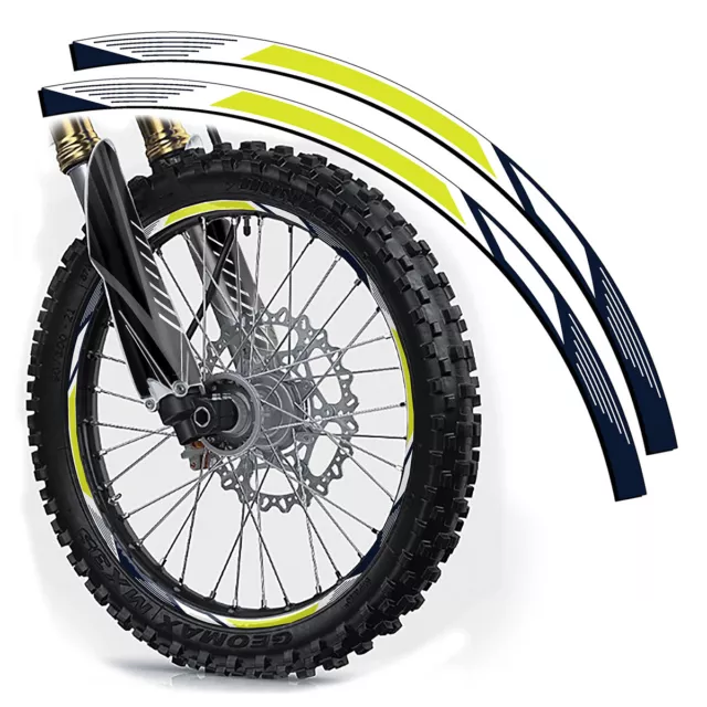 16 & 19 Pollici Di Sporco Moto Cerchi Protezioni Ruota Decal Pellicola Grafiche