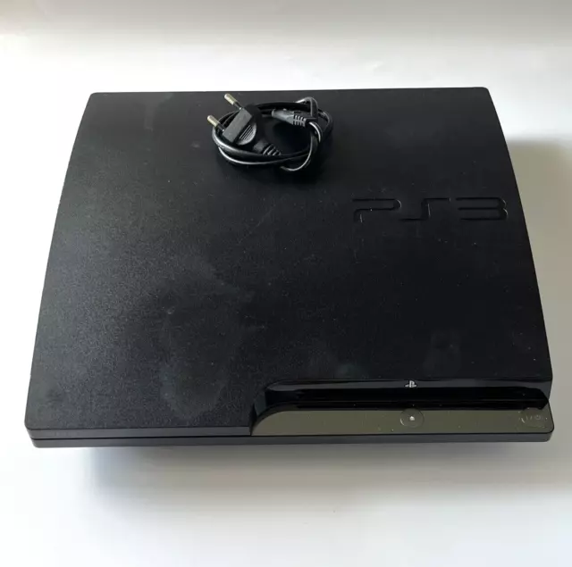 Sony PlayStation 3 Slim Nera - SOLO CONSOLE E CAVO ALIMENTAZIONE - NO CONTROLLER