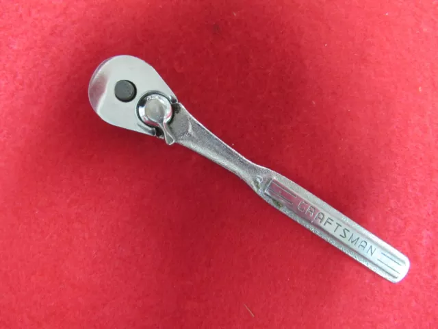 VINTAGE CRAFTSMAN -- -V- --1/4" DRIVE RATCHET--43186-Item #0012