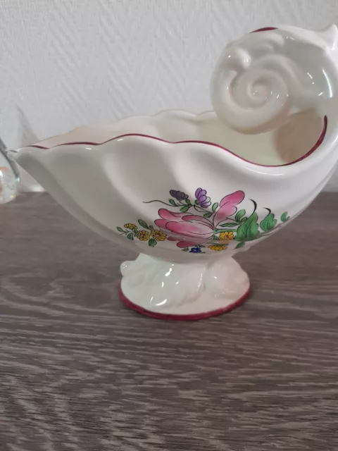 Ancienne Et Jolie Sauciere En Faience De Kg Luneville Reverbere Comme Neuve 