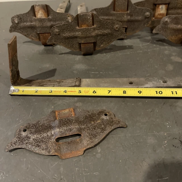 Vintage 6 Rare Roof Snow Birds Architectural Salvage Snow Guards Sparrow Hooks 5