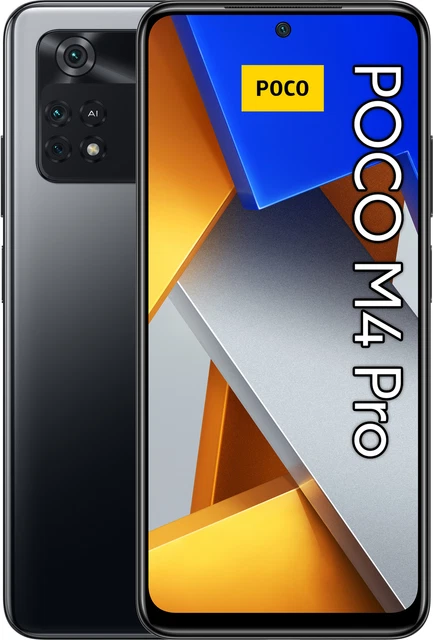 Xiaomi POCO M4 Pro 256GB Schwarz LTE Android Smartphone 6,43" OLED 64MP 8GB RAM