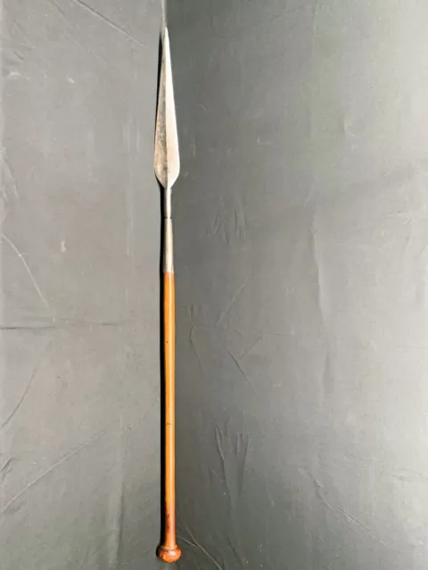 Old African Zulu Spear From The 1900S, Uncommon Model Bantu People Zoulou