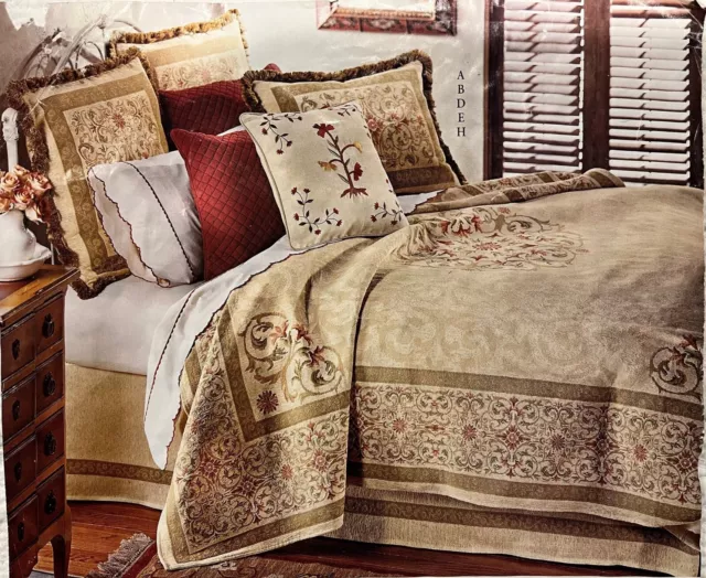 French Country Living, Tapestry Bed Cover - Unique and Beautiful! - King