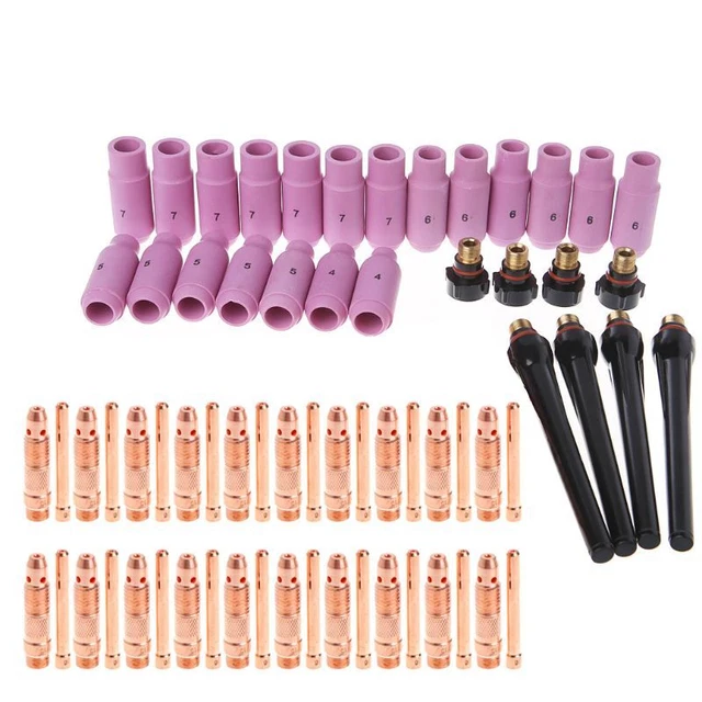 68 Pcs TIG Torch Consumables Accessories KIT For Welding  DB SR WP 17 18 26