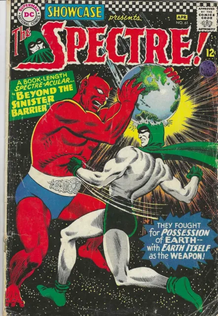 DC SHOWCASE #61 FEATURING THE SPECTRE Early Silver Appearance