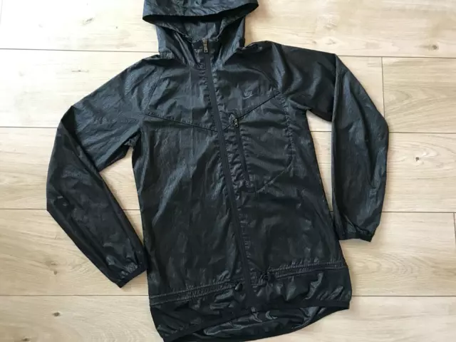 Ladies Black NIKE PERFORMANCE WINDRUNNER Gym JACKET (XS)