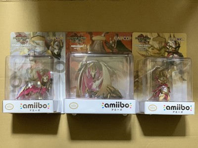 monster hunter rise amiibo set