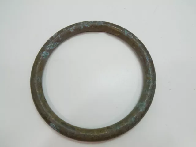 7 x 3/4 INCH BRONZE RING PURSE SEINE GUIDE SAIL BOAT HARDWARE (H3C898B)