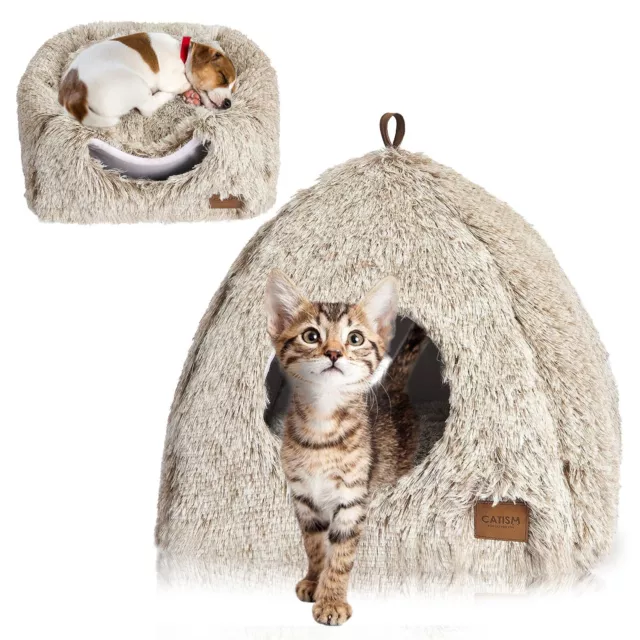 Cat Bed Warm Pet Mat Super Soft House Cushion For Cats Dog Kitten Cave Pad Nest