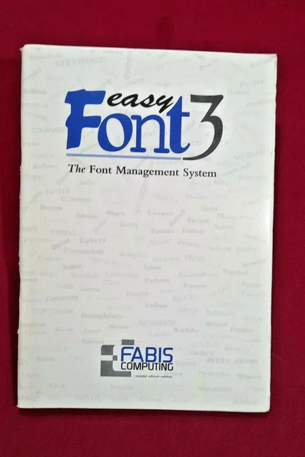 EASY FONT 3 User Guide for Acorn RISC OS Computers $58.34 - PicClick CA