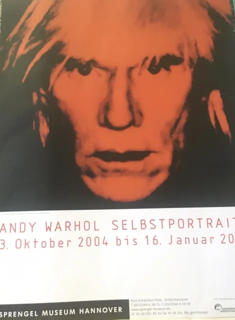 andy warhol Selbstporträt Plakat