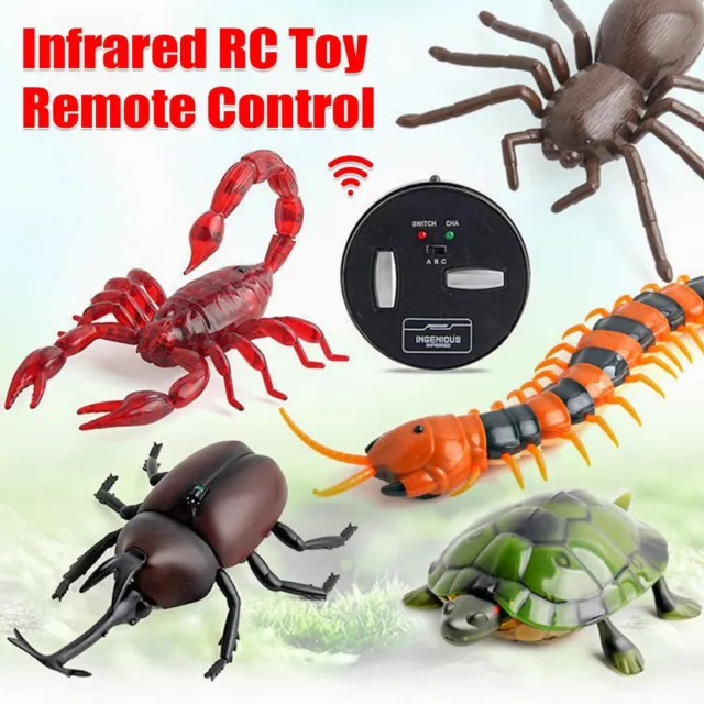 Centipede Cockroach Ant Spider Prank Infrared RC Toy Remote Control Fake Toys