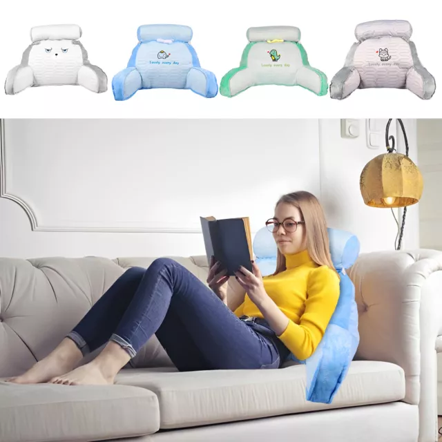 Reading Pillow with Detachable Neck Roll Ergonomic Reading Cushion✳