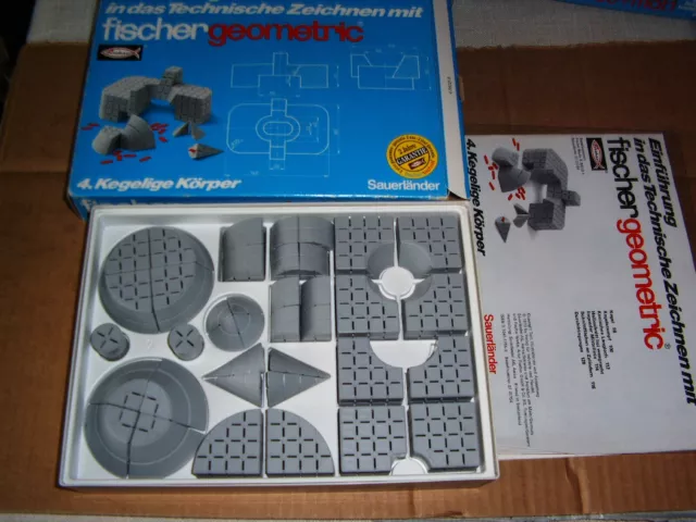 FISCHERTECHNIK Baukasten geo 4, *geometric*, OVP mit Beschreibung/Blister, TOP