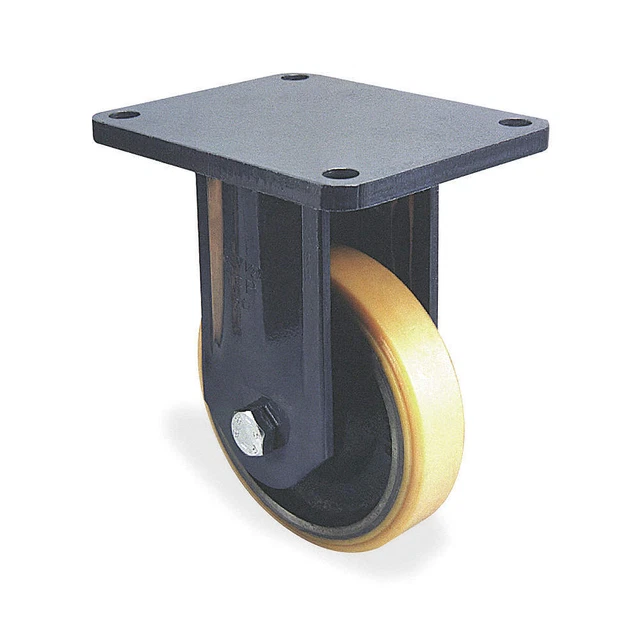 GRAINGER APPROVED TFP150PT2HT22 Kingpinless Plate Caster,Rigid,1600 lb.