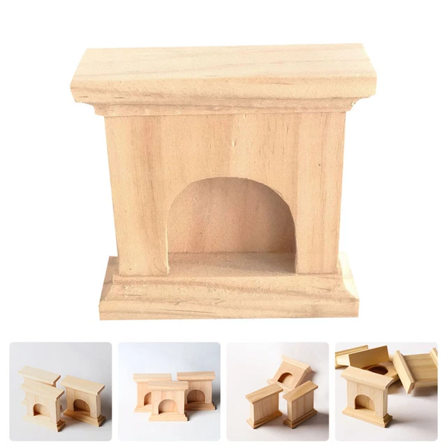 1 pieza Miniatura Salón Mueble Miniatura Chimenea Muñeca Adorno