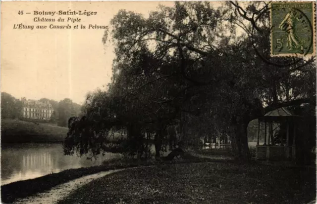 CPA AK BOISSY-SAINT-LEGER Chateau du Piple L'Etang aux Canards (600146)