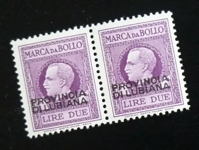 Slovenia c1942 Italy WWII Yugoslavia Revenue Stamps US 1