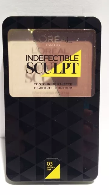 Palette Contouring Highlight Infaillible Sculpt 03 Medium A Dark L'Oréal