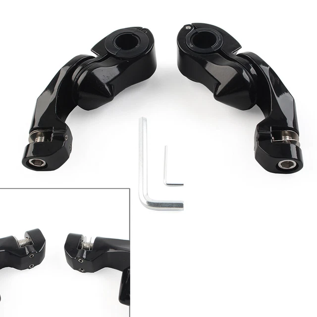Montaggio pioli autostradali 32 mm per Harley Dyna Sportster XL Touring Softail Glide 2 pezzi
