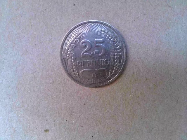 Münze: 25 Pfennig Stück 1911,  A,  Deutsches Reich, Reichsadler