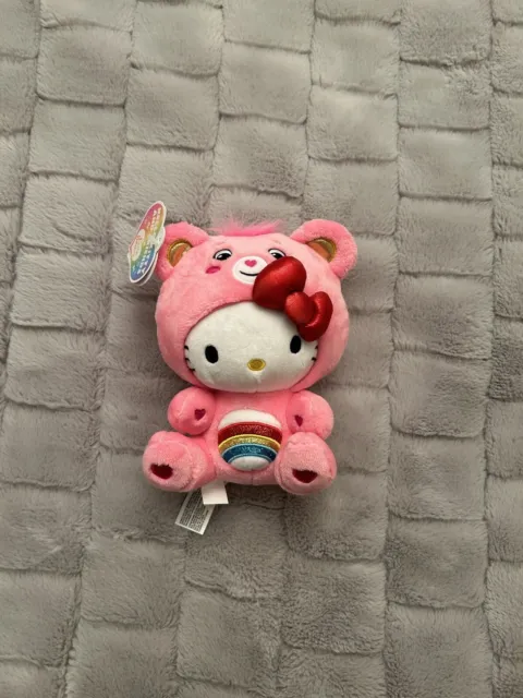 Hello Kitty and Friends x Care Bears Hello Kitty Cheer Bear 9” IN HAND FAST SHIP