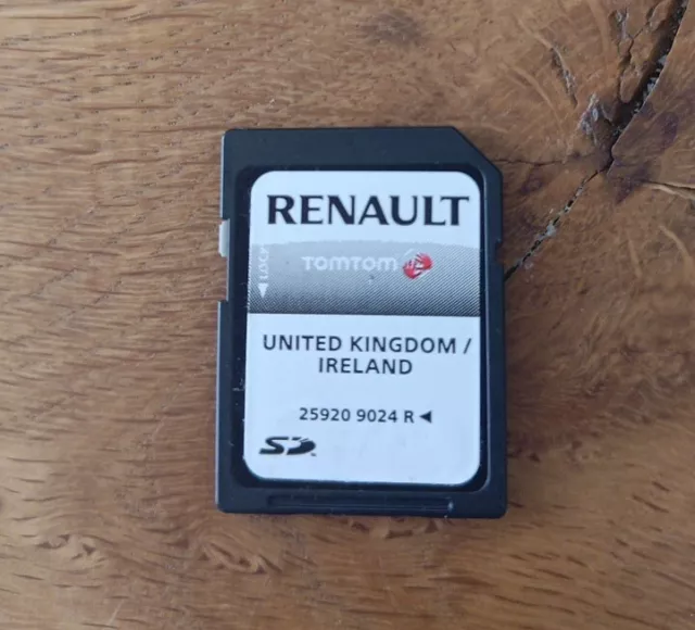 Renault TomTom Navigation SAT NAV SD Card UK Ireland Maps 259209024R #424