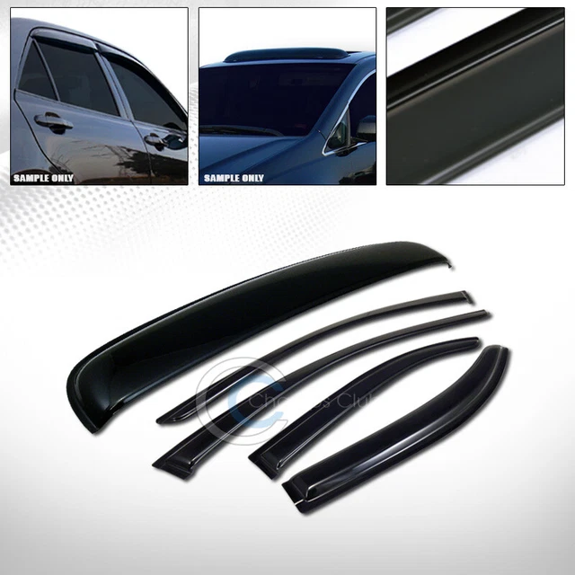 FOR 0809 ACURA TSX Smoke Curvy Style Shade Window Visors w/38.6