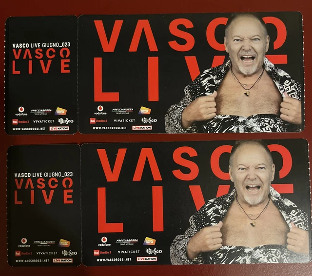 2 Biglietti concerto Vasco Rossi Bologna 11/06/2023