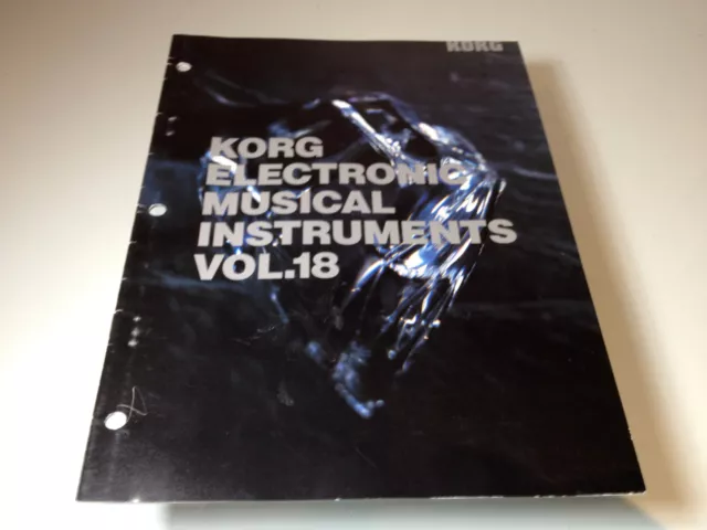 Korg Electronic Musical Instruments Catalog Vol #18 (1989)(Product Brochure)