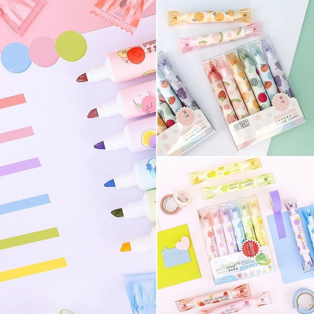 Points clés Marqueurs Ensemble de stylos à surligneur Stylo de couleur