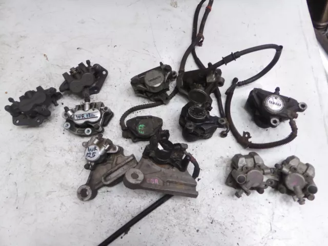 Joblot 8 Of Motorcycle / Scooter Brake Calipers All For Spares Or Repairs