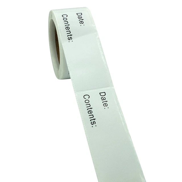 120pcs Food Storage Labels Refrigerator Freezer Food Storage Date Stickers-q -LN