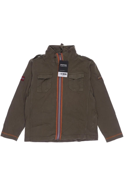 Napapijri cardigan ragazzi giacca cardigan taglia EU 128 cotone verde #c5a5343
