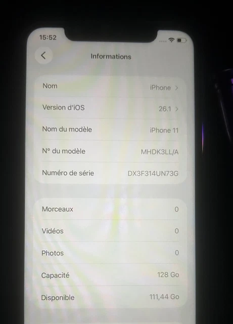 Carte Mère IPhone 14 Pro Max 128 Go - Bloquée ICloud - Pour Pièces