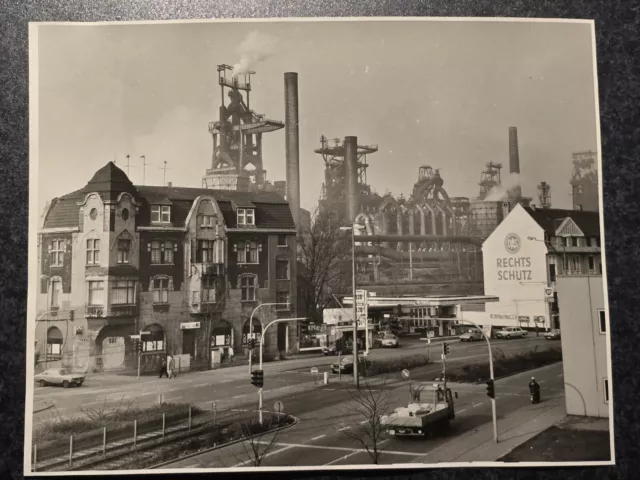 Original Foto Silbergelatine Fotografie Thyssen 1984 signiert Duisburg Ruhrpott