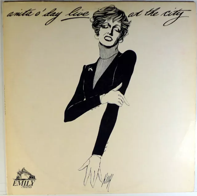 Anita O'day-Live At The City-Emily Stereo Lp-Norman Simmons