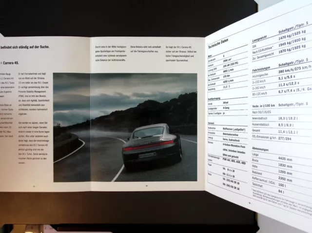 EA2011 Brochure Porsche 911 996 Carrera 4S Coupé German Deutsch (switzerland) 3