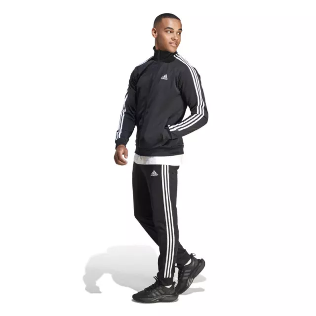 TUTA UOMO ADIDAS sportiva acetata inverno running palestra nero zip calcio sport EUR 60 00 PicClick IT