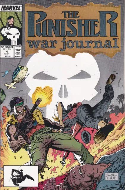 The Punisher: War Journal #4,Vol.1(1988-1995)Marvel Comics, High Grade