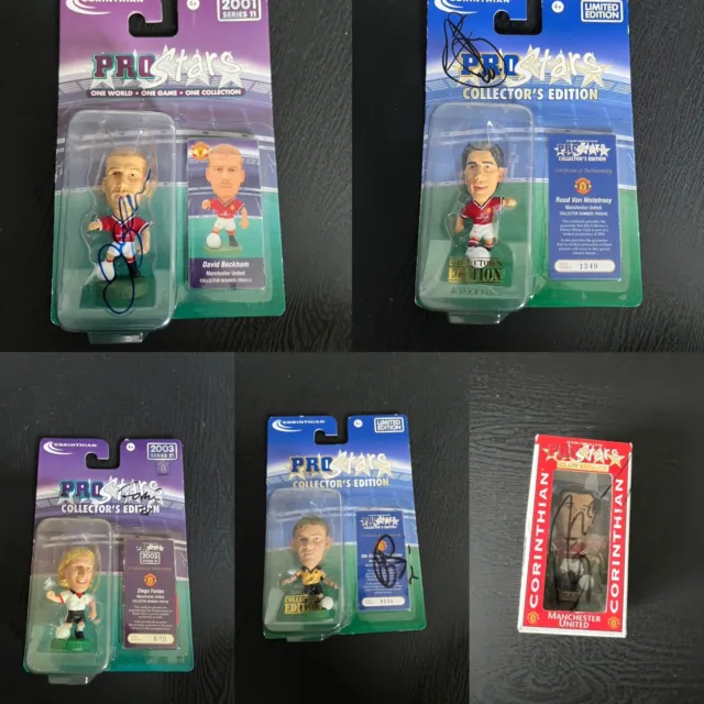 Job Lot Signed Manchester United Corinthian Prostars