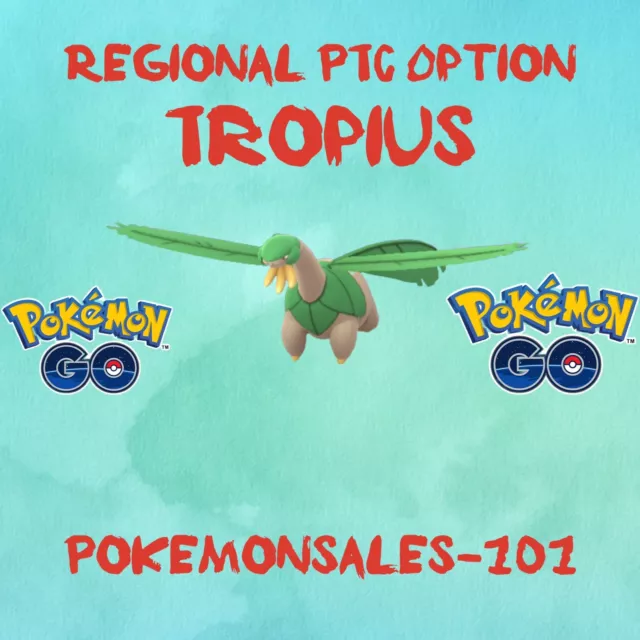 Pokemon Go - Tropius Catch - PTC Options - REGIONAL!