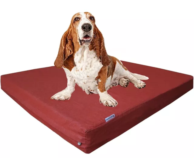 40X35"X4" Extra Large Memory Foam Orthopedic Washable Waterproof Pet Dog Bed Pad