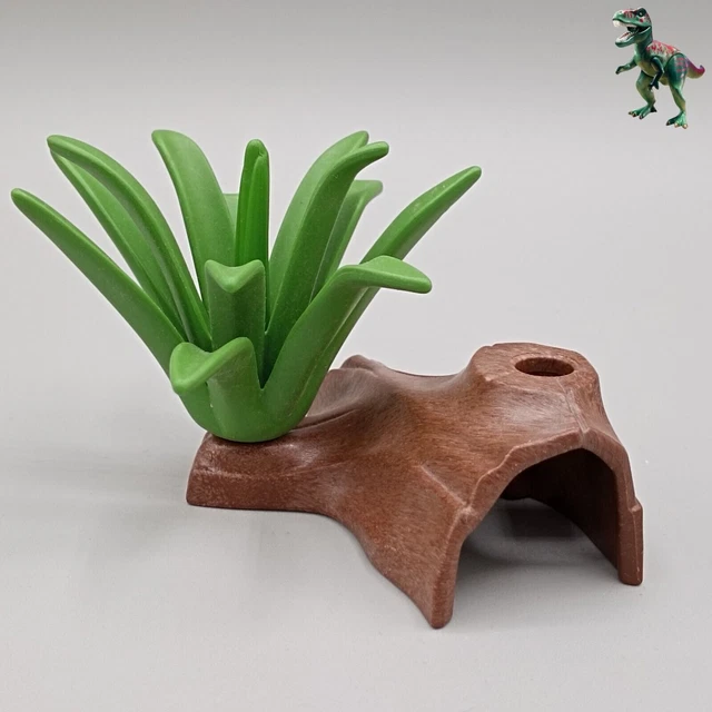 Playmobil Vegetazione – Base Foglie Con 4 Steli Fiori – Usato Per Playmobil 3230 3240 3965 4095 - Foto 2