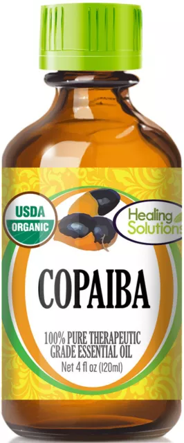 Organic Copaiba Essential Oil (100% Pure - USDA Certified Organic)