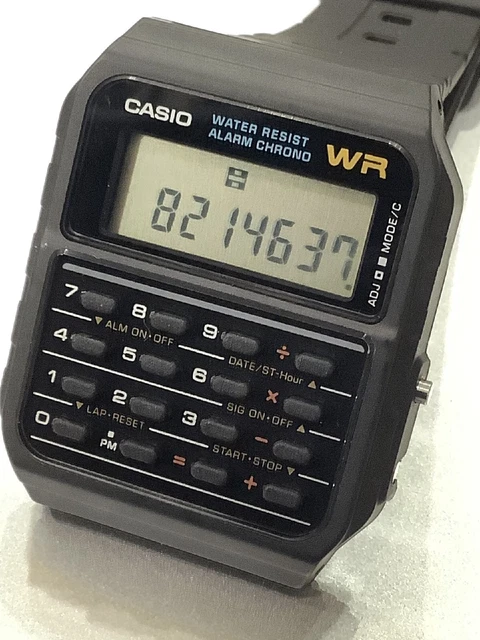 Reloj Calculadora Casio con Mod de Pantalla Verde (CA-53W-1ER)