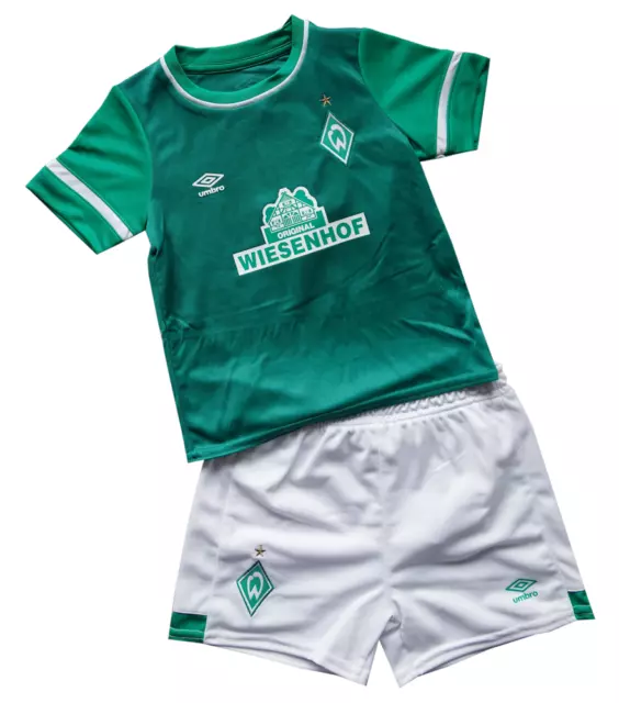 UMBRO Werder Bremen Kinder Trikot Set, Trikot + Hose, 94530U